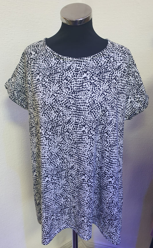 George Black & White Top Size 16