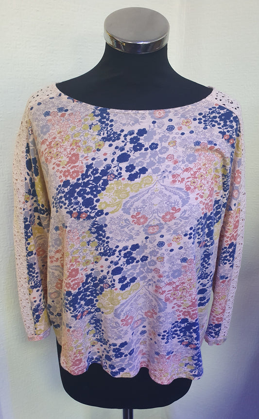 M&S Long Sleeve Top Size 14