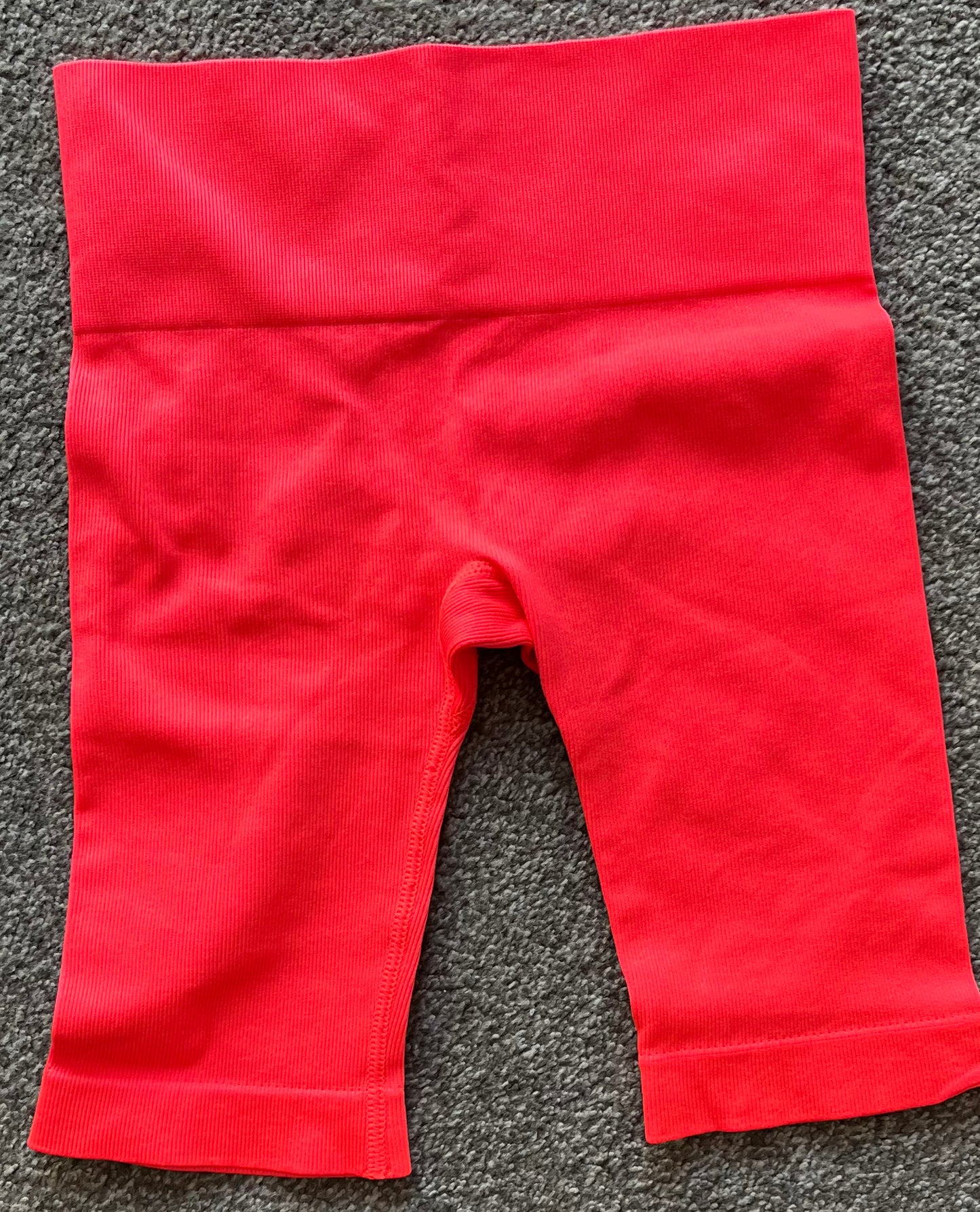 Primark Coral Ribbed Shorts Size XS (6/8)