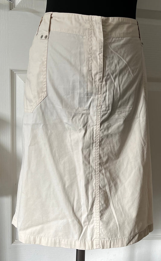 M&S Cream Skirt Size 18