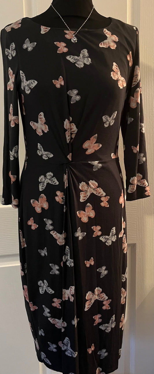 Laura Ashley Butterfly Dress Size 12