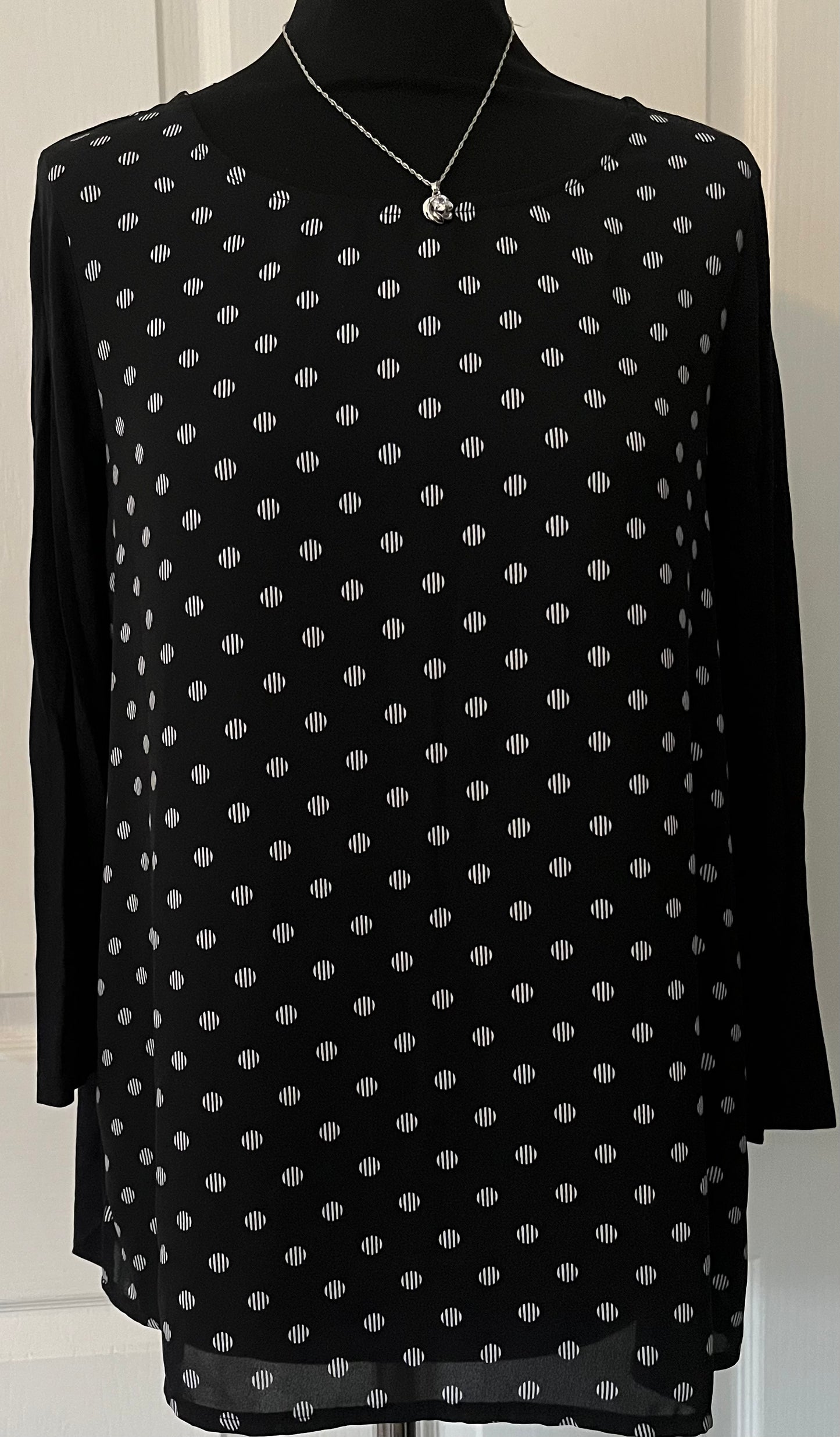 Hobbs Navy Top Size S