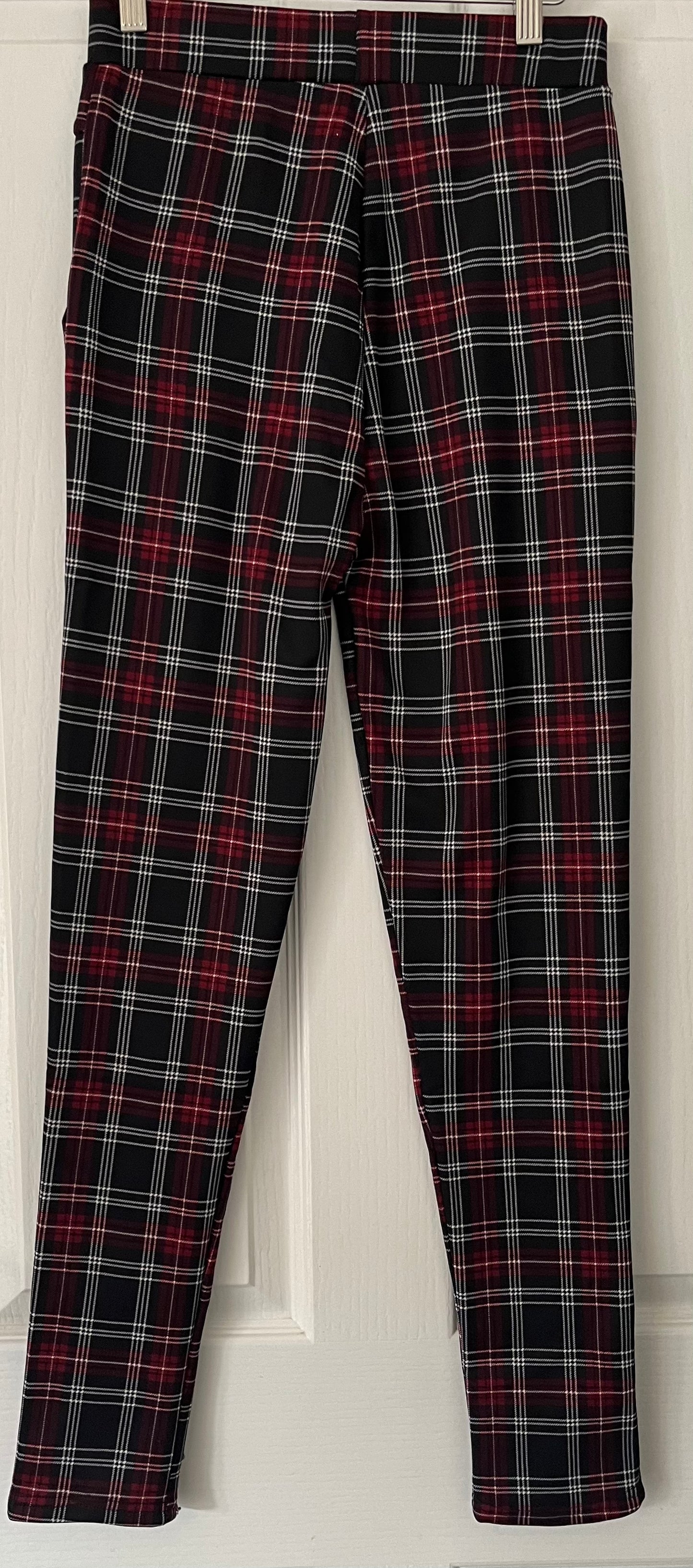 Tartan Fur Line Trousers Size M/L