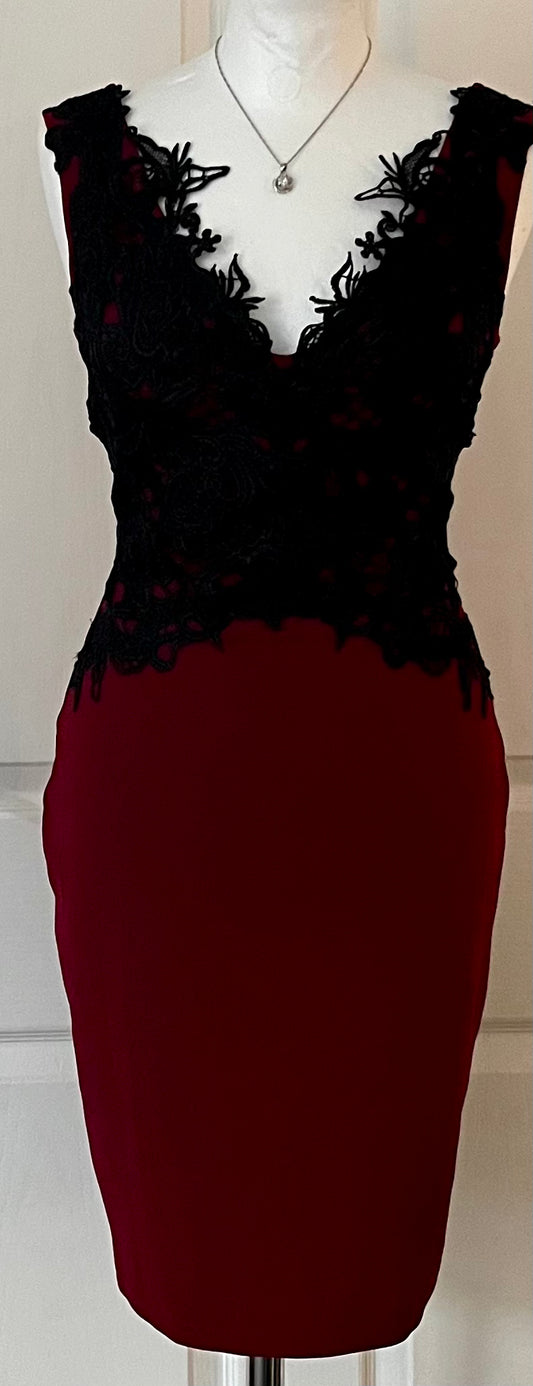 Lipsy Red Dress Size 12