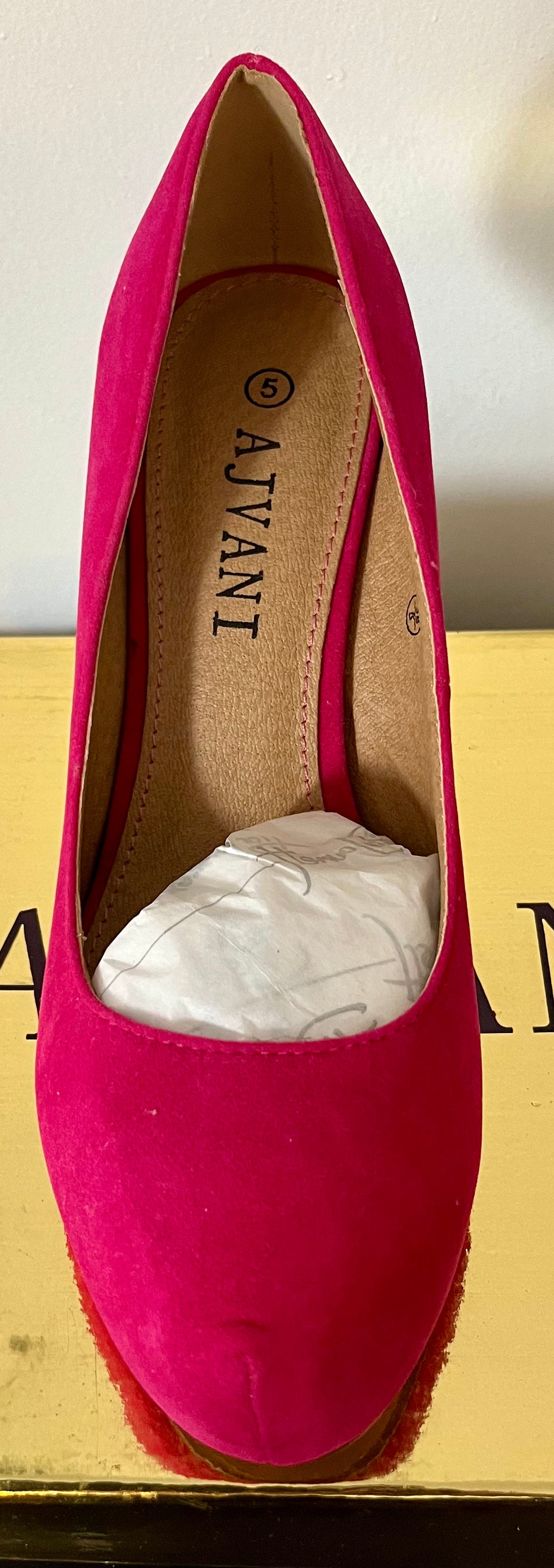 Ajvani Pink Heels Size 5