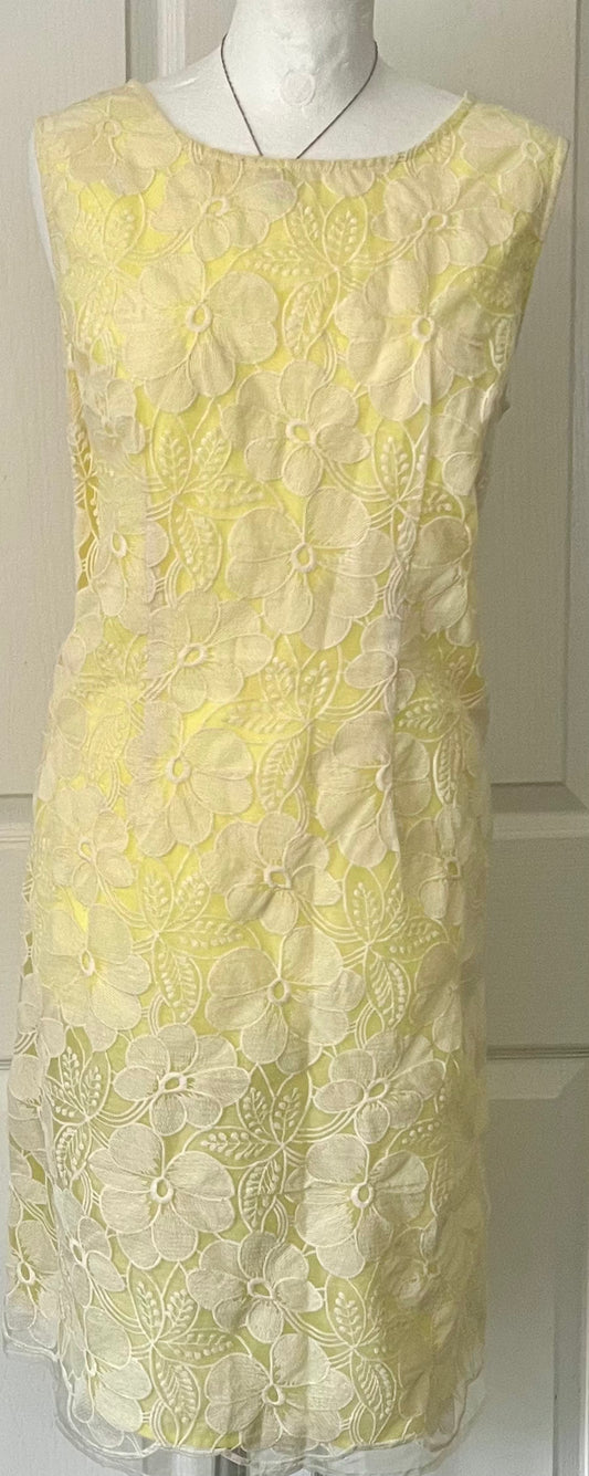 Beautiful Yellow Dress Size 14