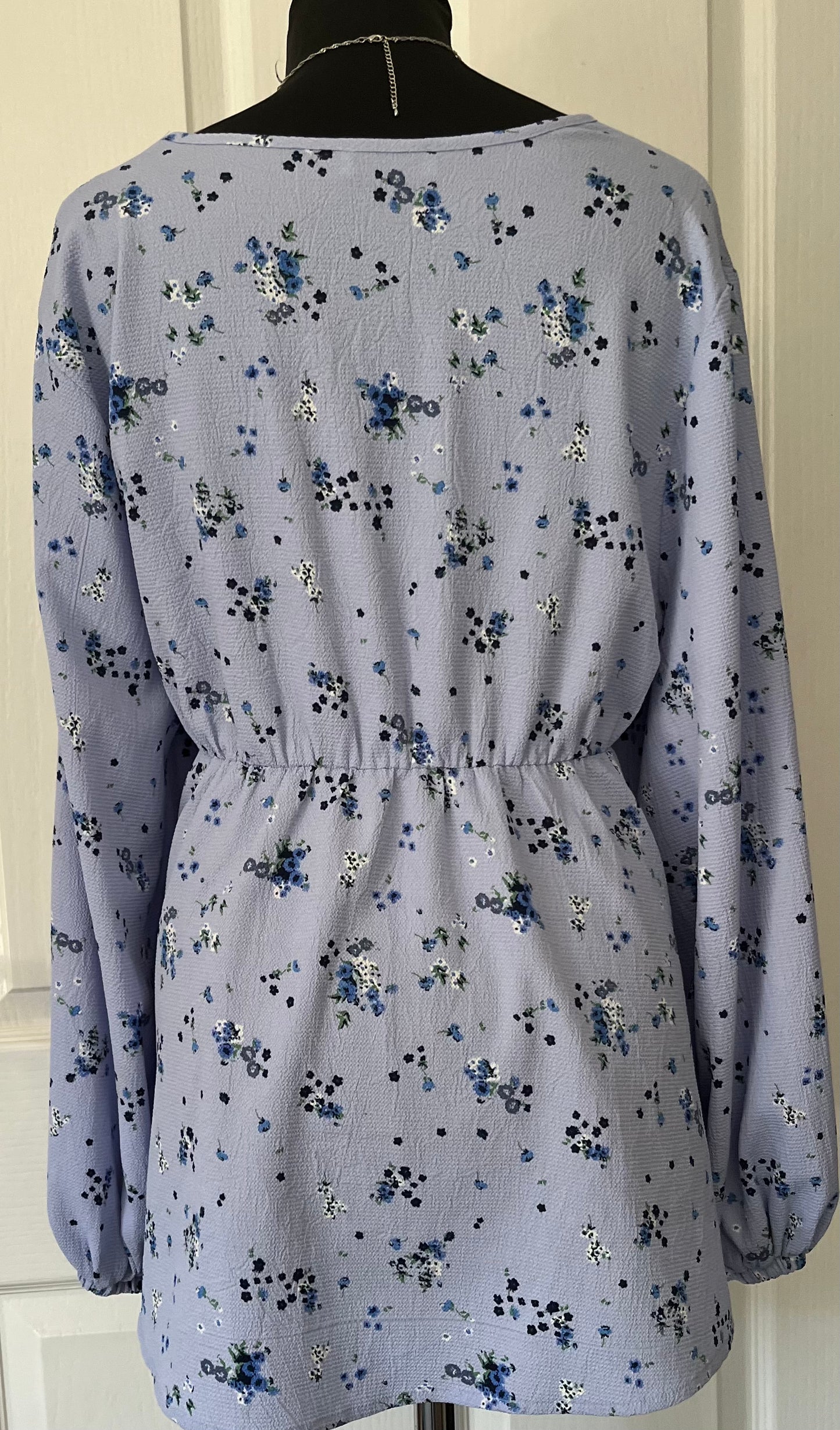 Simply Be Blue Top Size 18