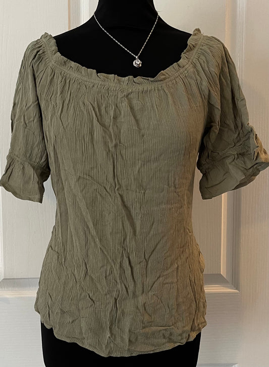 Primark Green Top Size 14