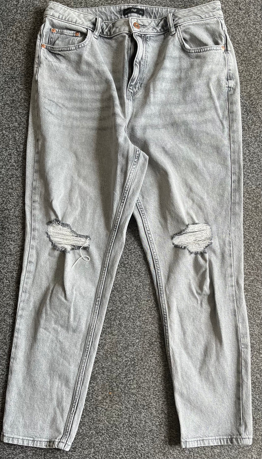 F&F Grey Jeans Size 14