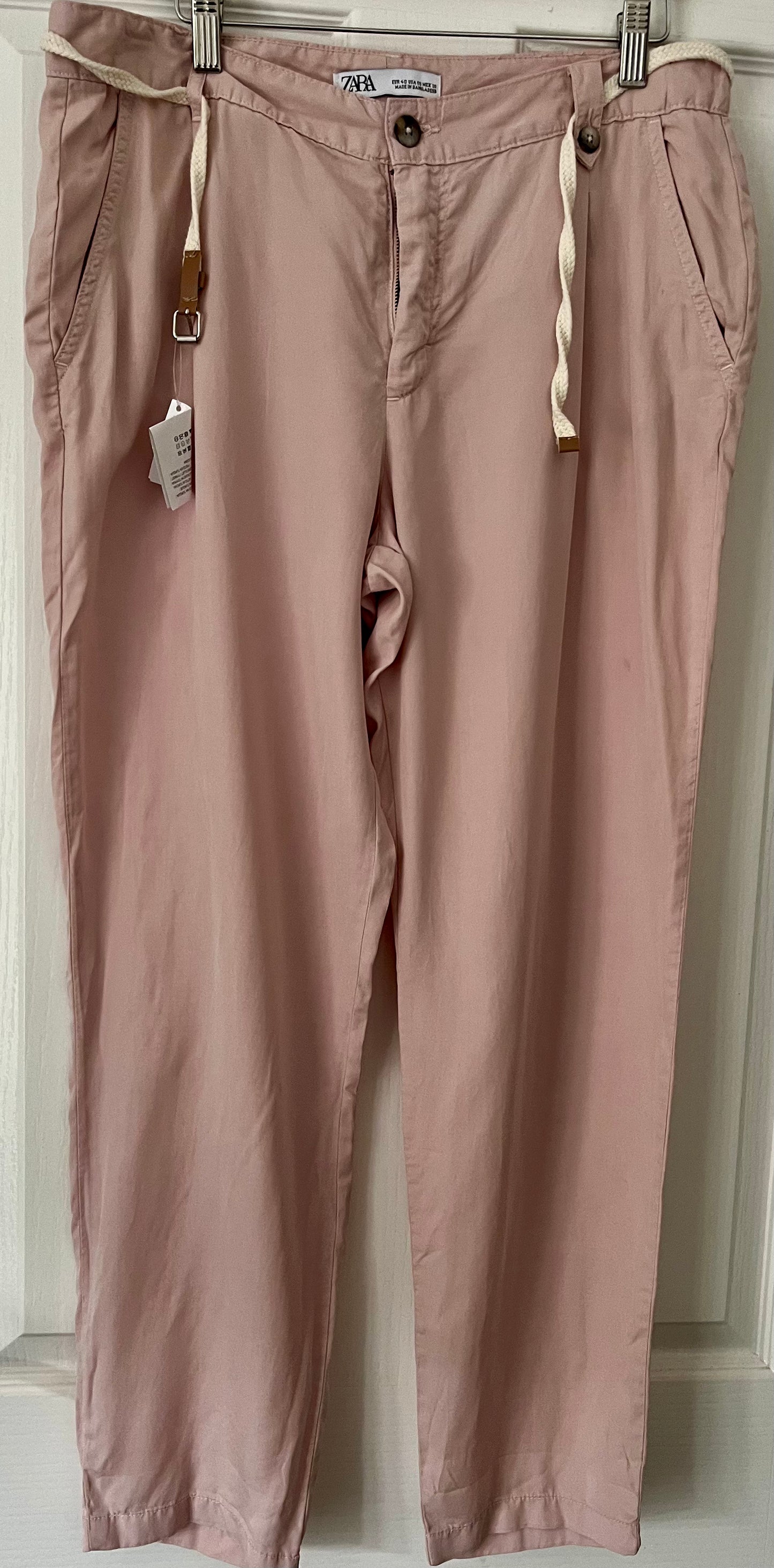 Zara Pink Trousers Size 40 Euro (12/14)