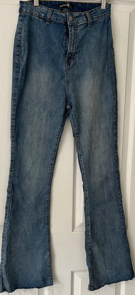 Boohoo Blue Jeans Size 12