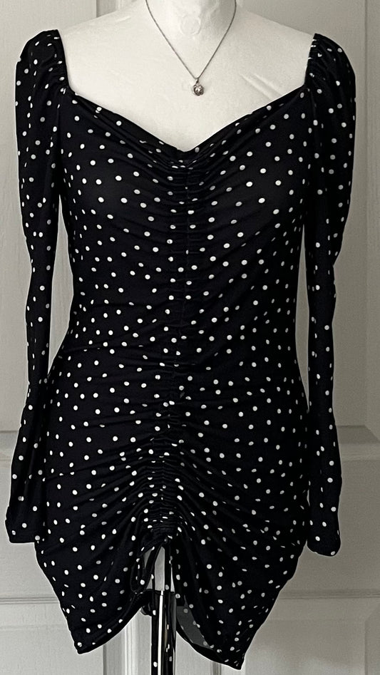 Pretty Little Thing Dotty Dress Size 12