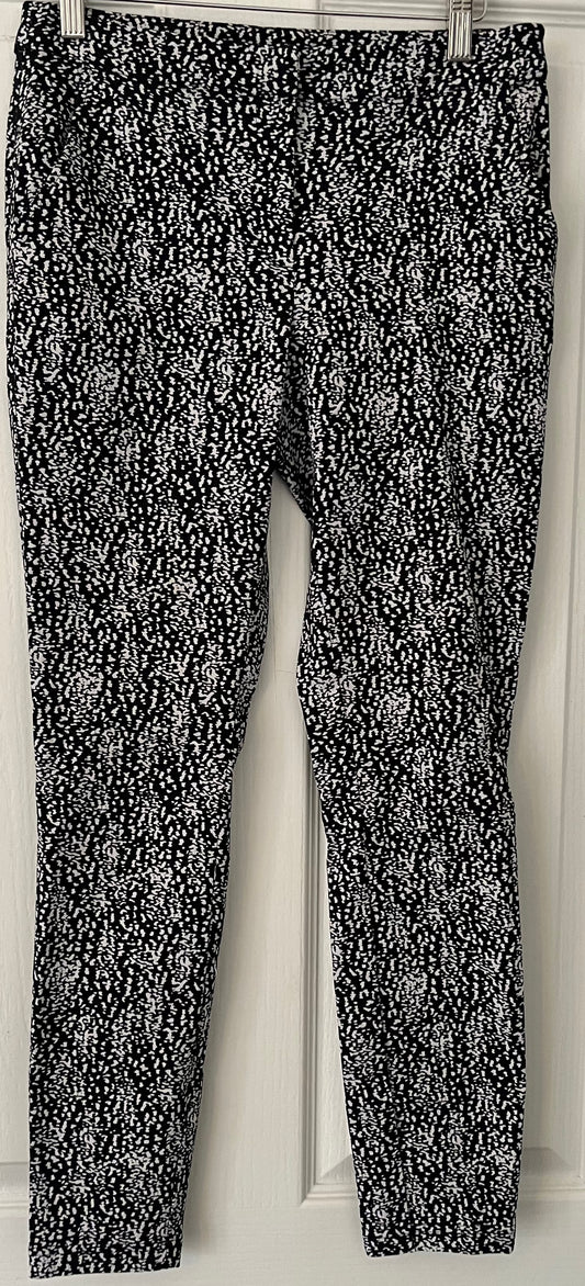 George Black and White Trousers Size 10