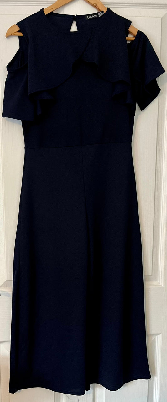 Boohoo Navy Jumpsuit Size 10