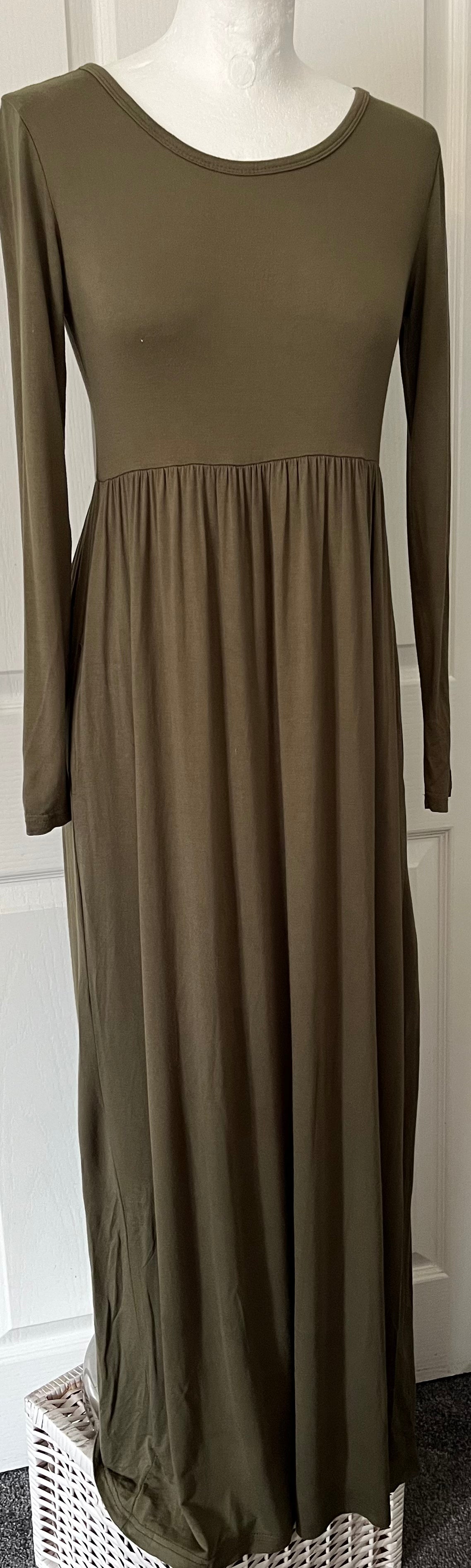 Green Long Dress Size S