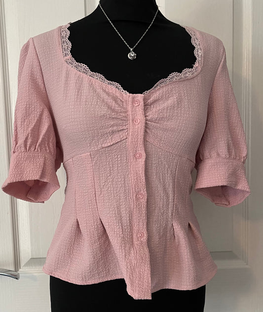 Shein Pink Top Size XL