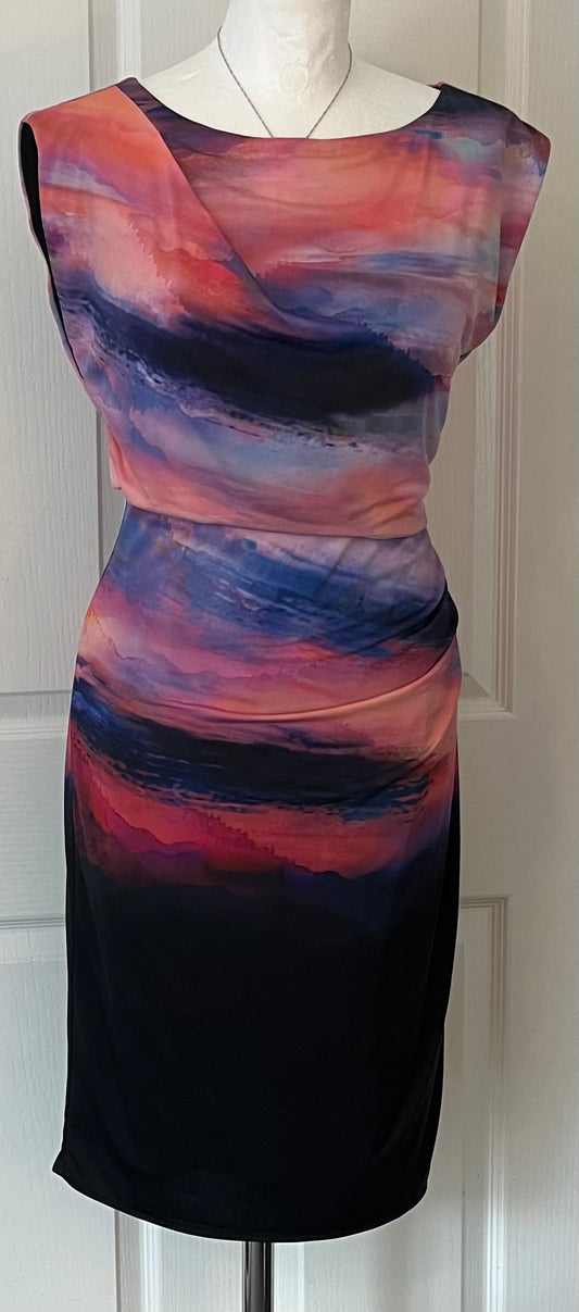 Coast Jersey Boat Neck Dress Size 12