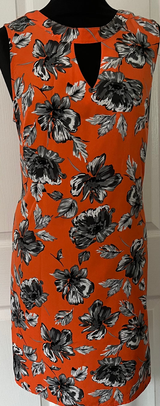 Papaya Satin Feel Dress Size 14