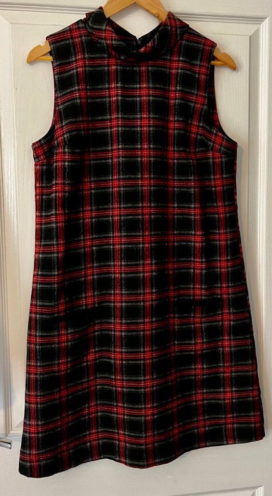 Peacocks Check Dress Size 12