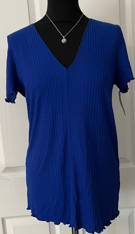 Zara Blue Top Size L