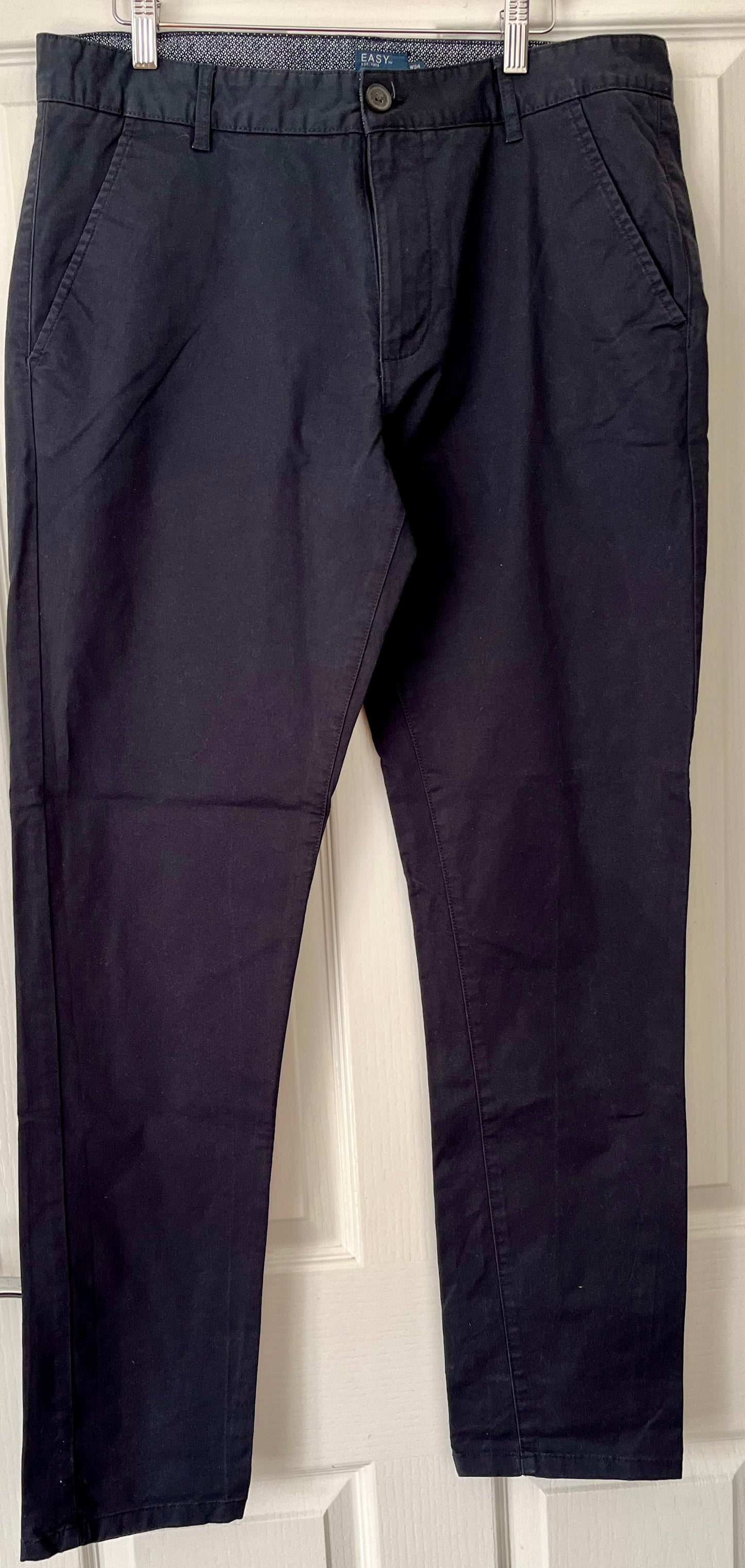 Matalan Navy Trousers Size W34 L33