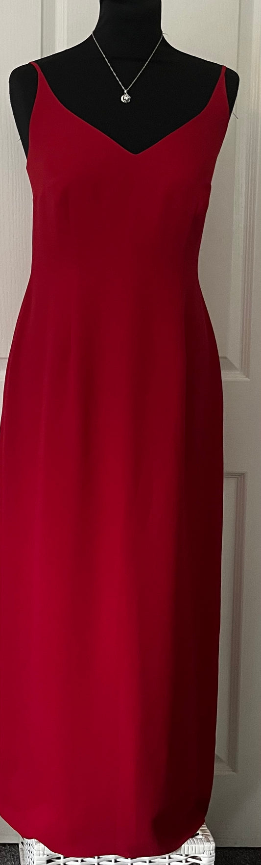 Next Beautiful Red Dress Size 12