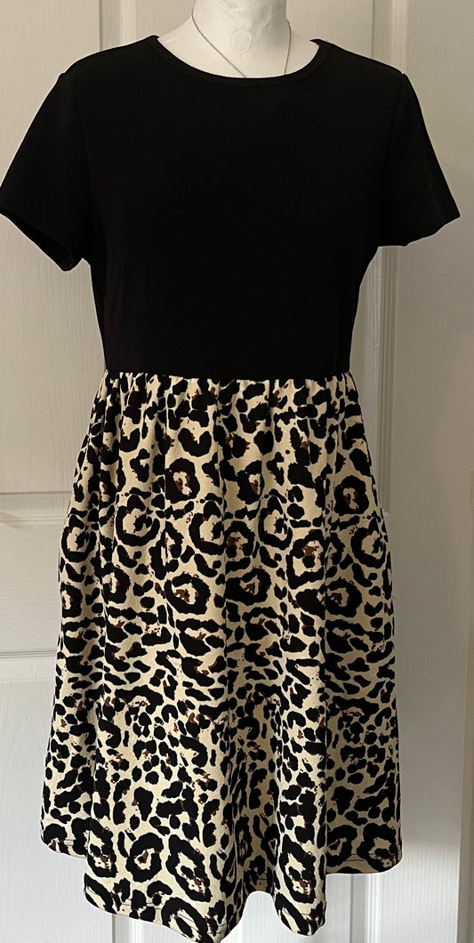 Shein Animal Print Dress Size L