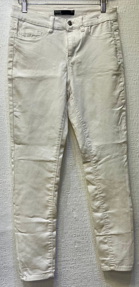 Dunnes Skinny White Jeans Size 12