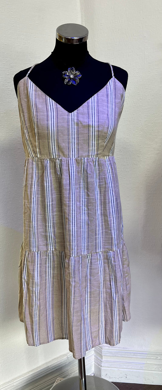 Debenhams Strappy Tier Dress Size M