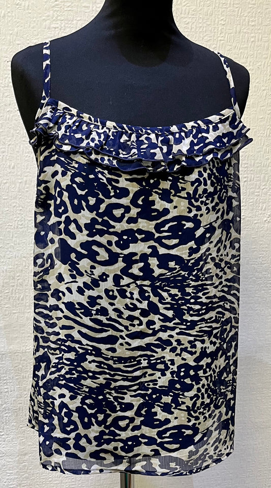 George Animal Print Top Size 20