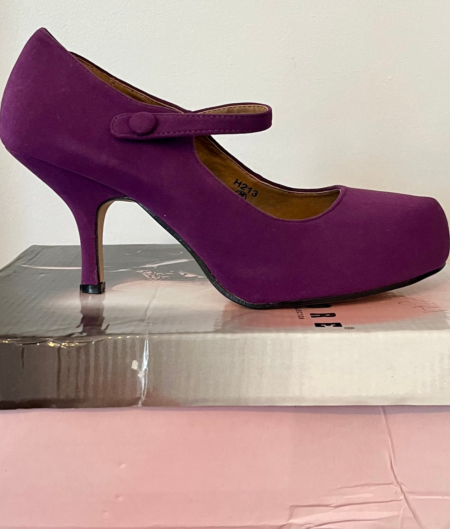 Core Purple Heel Shoe Size 5