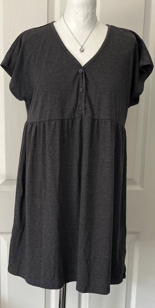 Shein Smock Grey Dress Size M