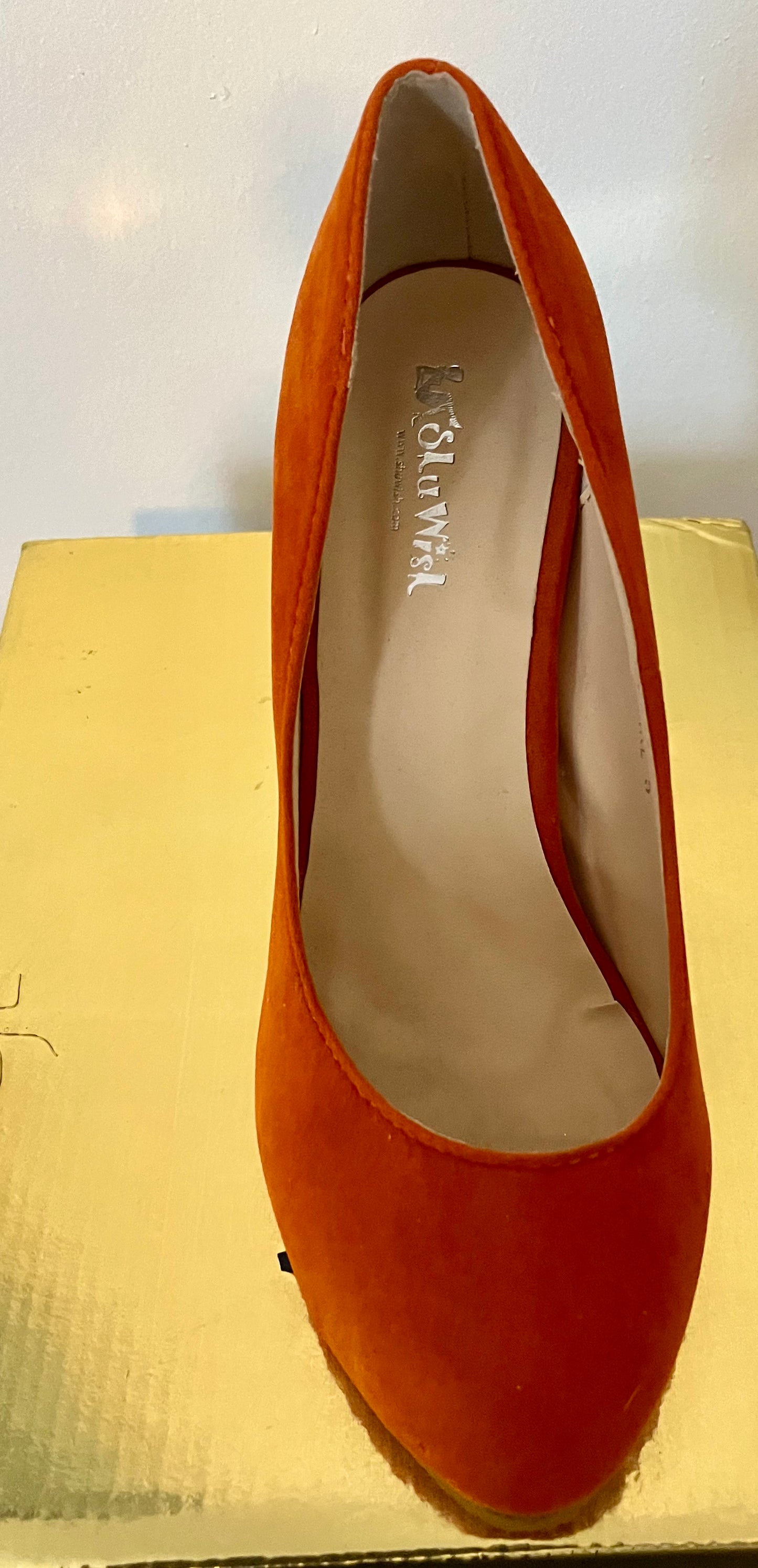 Orange Heel Shoe