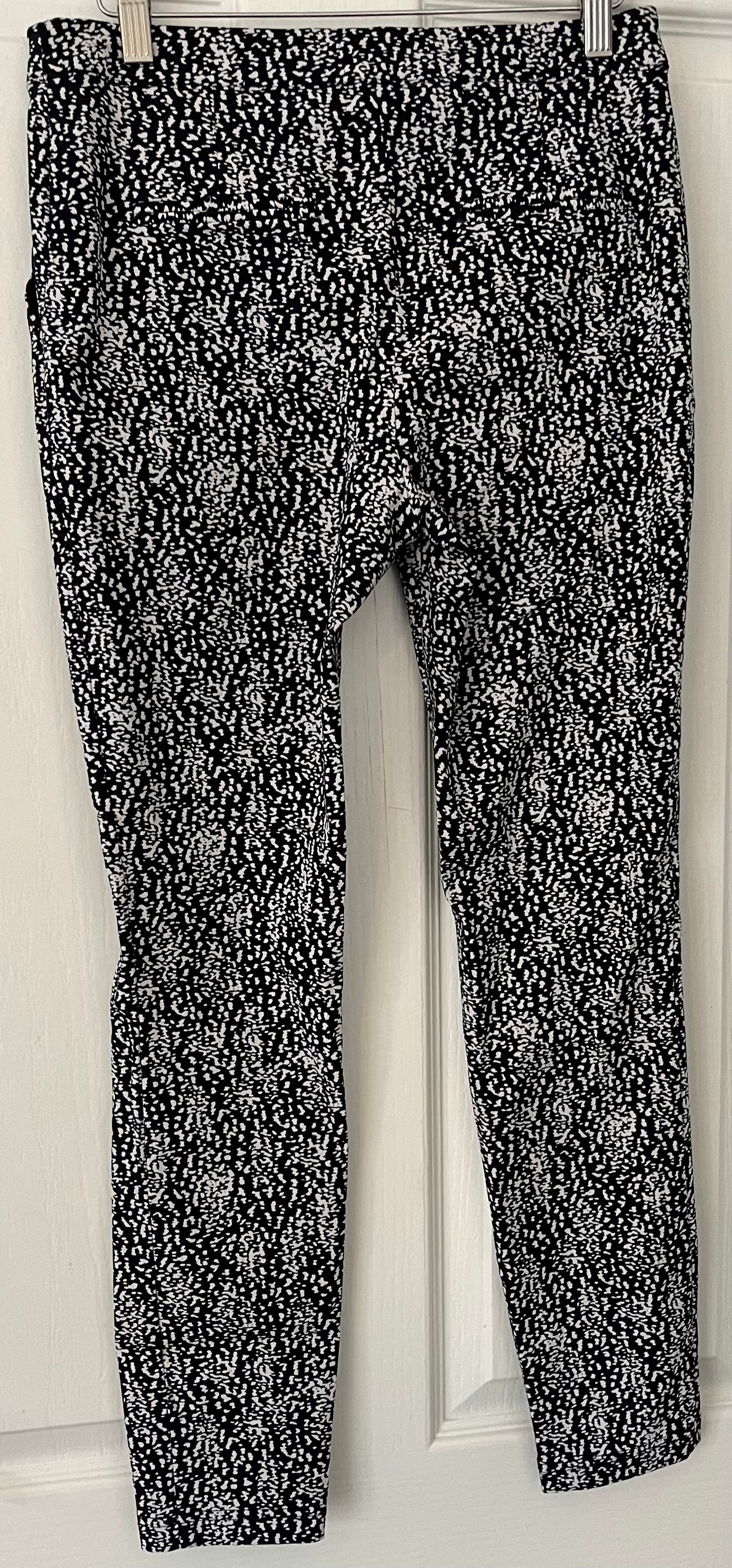 George Black and White Trousers Size 10