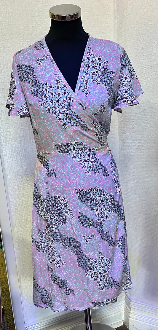 Boohoo Wrap Dress Size 10